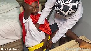 ebony petite 18+ student asks teacher, want me to seduce you before christmas vacation?