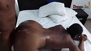 I saw this big ass ebony lady who just wanted a monster cock in doggystyle and bent over