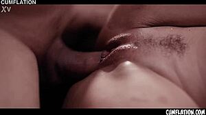 Amirah Adara Demands Anal Creampie And Gets Filled With Cum In Rough Cumflation