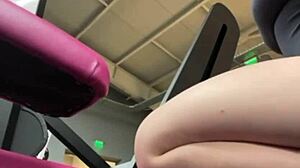 Intense Training Turns Into Hardcore Fucking With BBW In The Gym