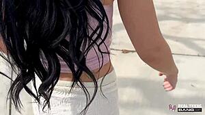 delilah dagger with pierced lingerie and skinny body craves big cock blowjob in pov