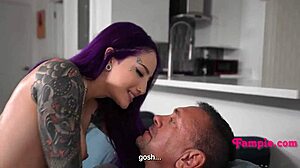 Taking every inch of stepdads quality time in rough pov sex