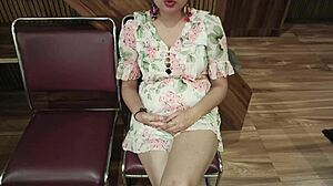 Hot Girl Nudes with Office Friend During Game