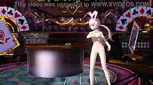 Megurine Luka In Nude Mod Bunny Costume From Blackjack Project Diva