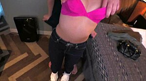 Meg-chan's sensitive body reacts when touched on beautiful breasts or clitoris, feeling weak nipples and intense pleasure in her pussy