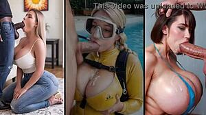 Max Titty AI Goon with Big Tits Cumshot and Monster Cock