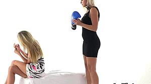 Spicy lesbians fist fuck wet pussies and anuses, rimjob spreading!