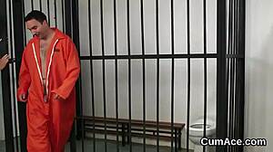 flirty babe sucks juice getting cumshot on face