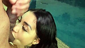 Eva Perez Gives Ass and Takes Full Anal Load in Red and Sheer