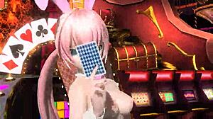 Megurine Luka In Nude Mod Bunny Costume From Blackjack Project Diva