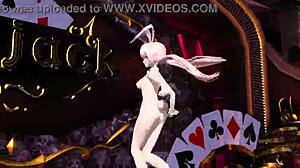 Megurine Luka In Nude Mod Bunny Costume From Blackjack Project Diva