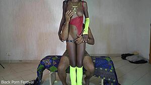 my bitch is a baddie with incredible dark skin body