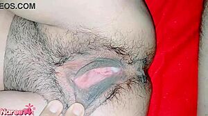 hey, that sideways fuck felt so tasty giving me creampie deep in my tiny latina pussy