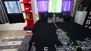 dark-hair milf sara jay craves sliding that huge toy deep inside her juicy squirting pussy for orgasm