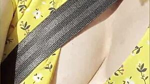 does my wifey flash her big tits while driving the car part 2?