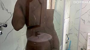 Is this hot quickie with oga boss wife in bathtub making her squirt and moan?