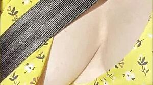 does my wifey flash her big tits while driving the car part 2?