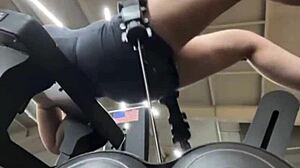 Intense Training Turns Into Hardcore Fucking With BBW In The Gym