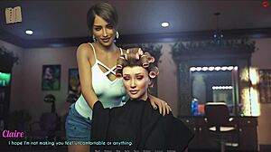 A wife and stepmother plays a thrilling game!