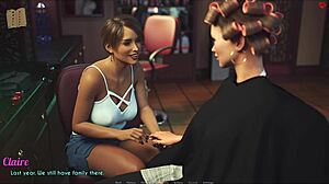 A wife and stepmother plays a thrilling game!