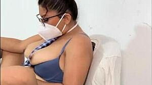 60-Year-Old Stepmother In Student Uniform Craves Fetish Sex!