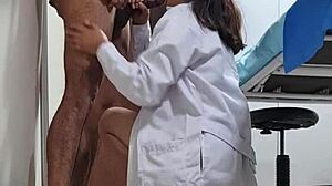 horny mexican doctor nataly gets fucked during work hours on hidden cam