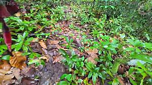 i'm walkin in the forest with thai girl, we stop for rough doggystyle sex before pickin mushrooms... oh man, 4k sound so good!!