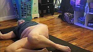 Hot Milf Stretches In Early Morning Yoga Session