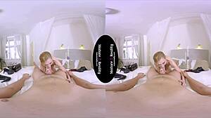 Man, that skinny mature in stockings gives a footjob and rides cowgirl in the hotel room POV