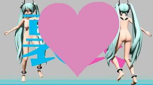 Hatsune Miku Two Faced Lovers Project Diva Nude Mod Reveals Full Nude Goddess With Big Ass And Tits