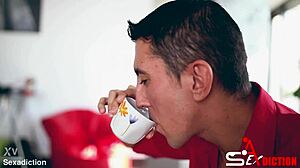 what if the hard boss dominates his pornstar maid in this steamy trailer scene?