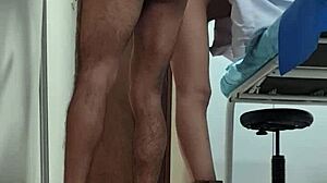 horny mexican doctor nataly gets fucked during work hours on hidden cam