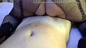 Hot wife gets fucked doggystyle in lingerie