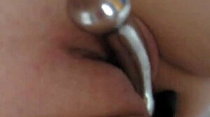 tied up amateur housewife gets teased and fucked in homemade bondage session.