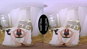 Man, that skinny mature in stockings gives a footjob and rides cowgirl in the hotel room POV