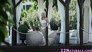 Do You Want to See This Gorgeous Blonde Swallow It All?