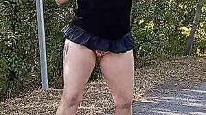 Meryledyxxx narrates her public outdoor masturbation leading to intense squirting climax.