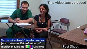 freshman yesenia sparkles gets mandatory hitachi orgasm from doctor-tampa in hospital