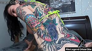 Alex Legend Pounds Joanna Angel's Mature Hairy Pussy and Ass with Monster Cock