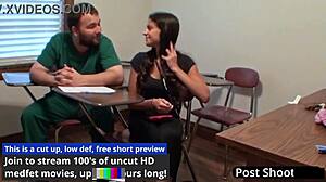 freshman yesenia sparkles gets mandatory hitachi orgasm from doctor-tampa in hospital