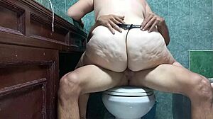 Hey, I caught my stepmom alone at home and fucked her in the shower.