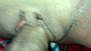 Rough homemade anal with tight shaved pussy teen getting creampie in wet assfucking action