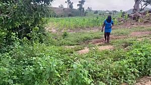 Intense Nature Adventure In Forest With Hairy Elements And Handjob Techniques Explored Boldly