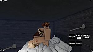 Busty english queen fucks roblox noob