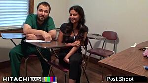 freshman yesenia sparkles gets mandatory hitachi orgasm from doctor-tampa in hospital