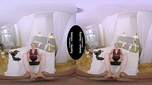 Man, that skinny mature in stockings gives a footjob and rides cowgirl in the hotel room POV