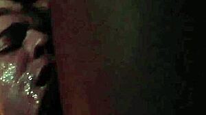 Goth Femdominas Gagging With Choking Toys Cumshot Deepthroat Facial Fetish Rimjob Strapon