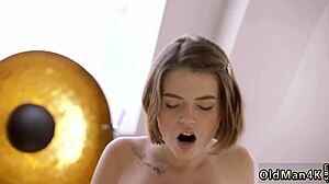 Wow! Old Smart Gentleman Seduces Youthful 18+ Girl in Hardcore Blowjob Action!