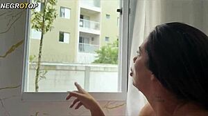 Big black cock lover pounds wife daily in anal blowjob until legs shake