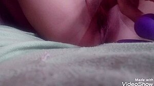 She INSERTS Plug And Vibrator For MILF Sexy Pussy MASTURBATION